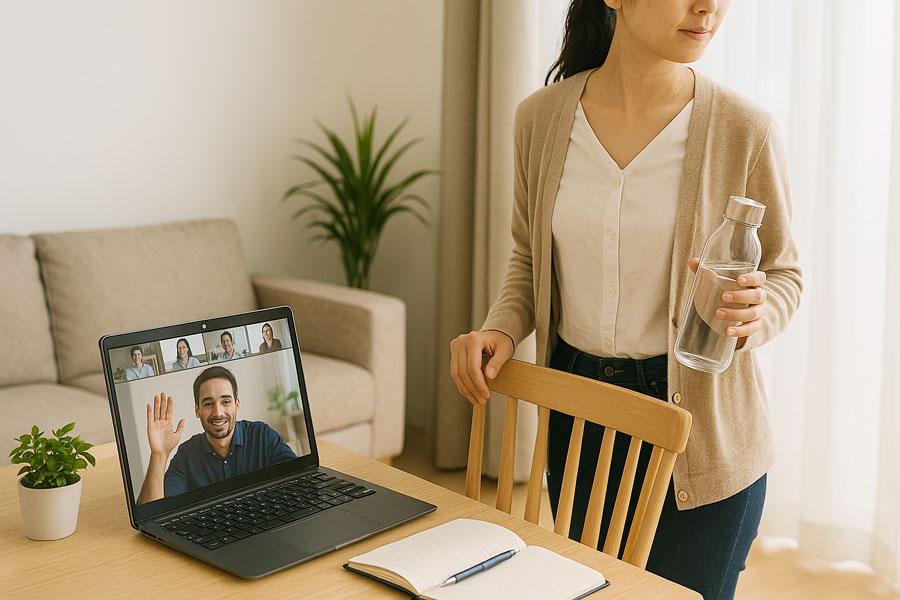 Zoomの休憩と退出マナー