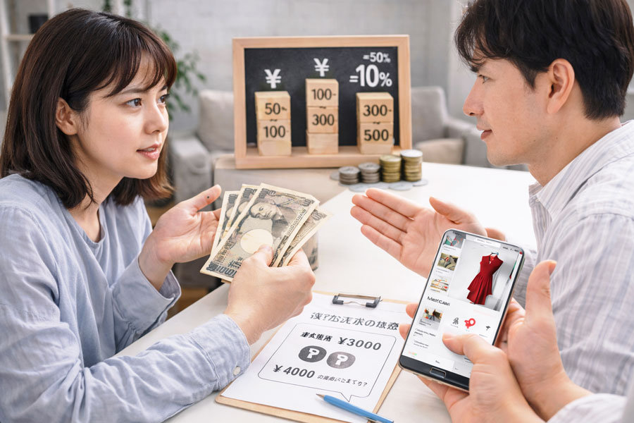 メルカリ値下げ交渉の具体的な金額相場