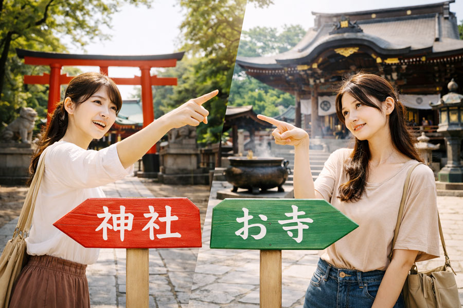 神社とお寺の両方参拝の順番と作法