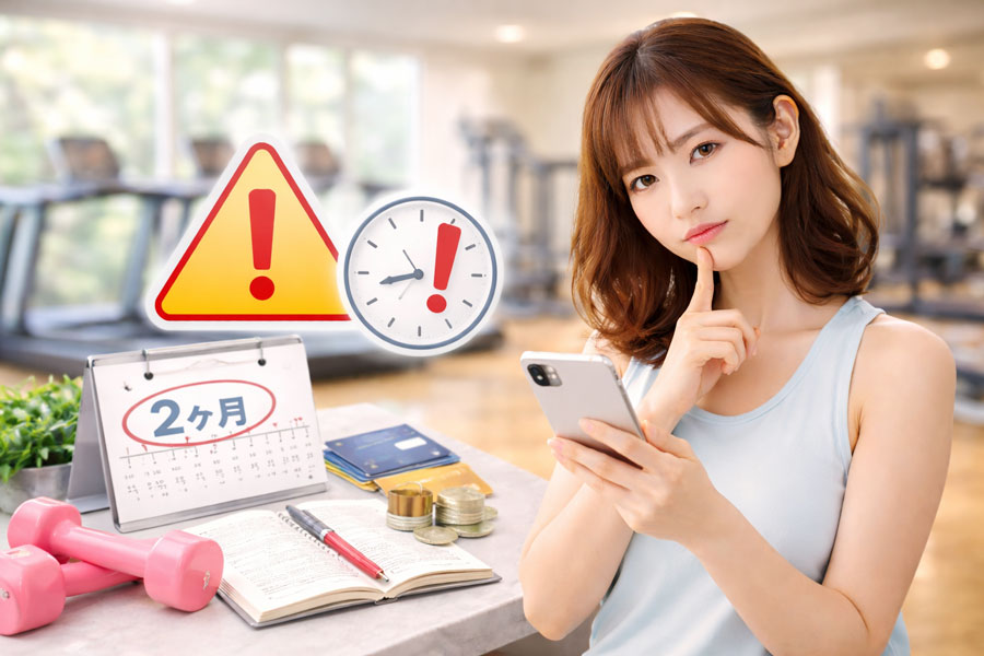 チョコザップ無料体験2ヶ月の注意点