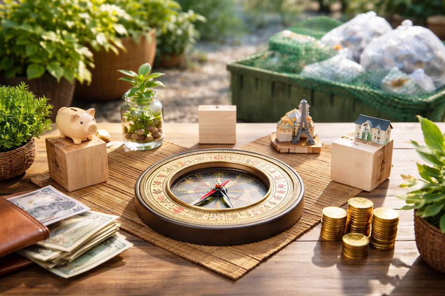 方角別の金運と健康運