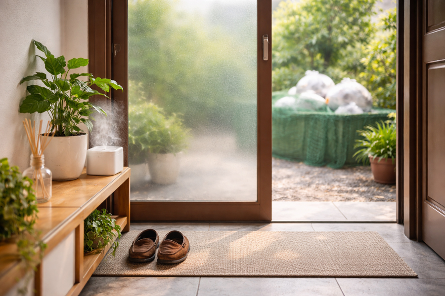 ゴミ置き場が家の前の風水対策について