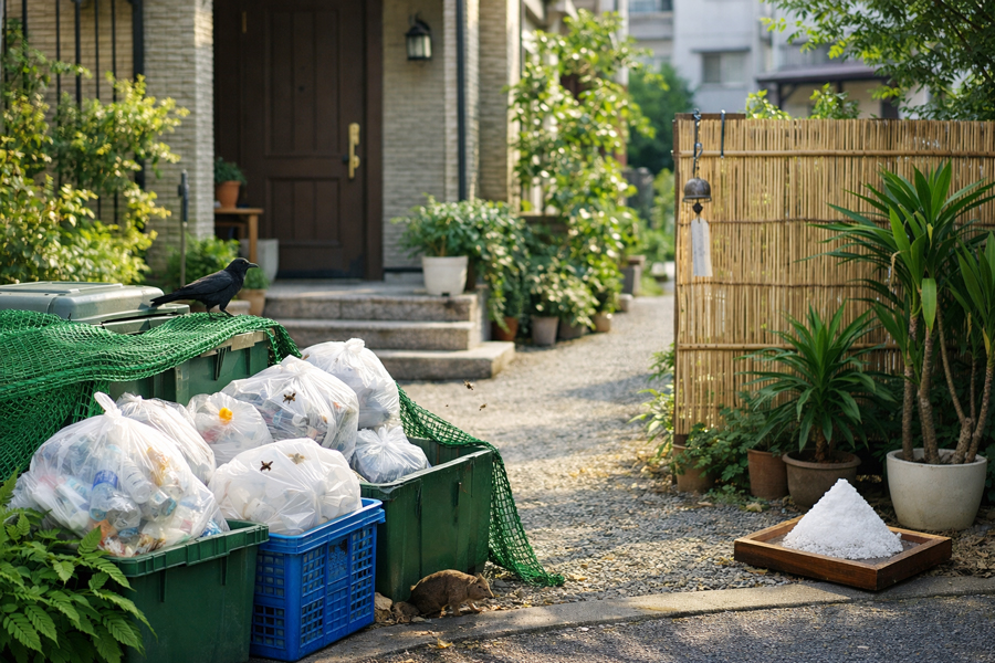 ゴミ置き場 家の前 風水