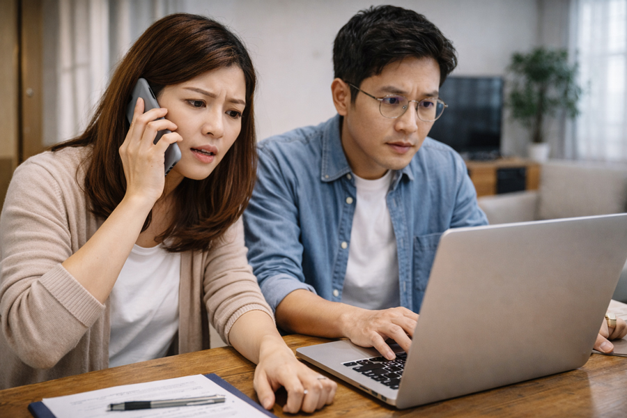 管理会社連絡は電話とメール