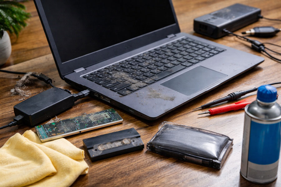 パソコンの電源つかない、久しぶりだと起こりやすい原因