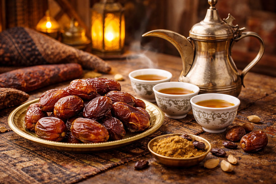デーツとアラビアコーヒー