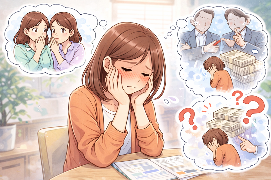 恥ずかしい・ずるい心理