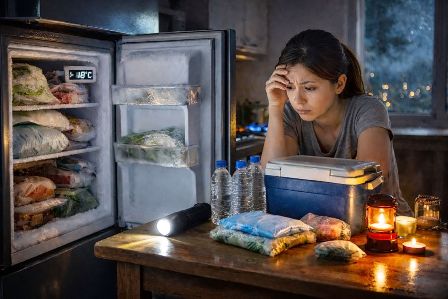 停電で冷凍庫は何時間もつ