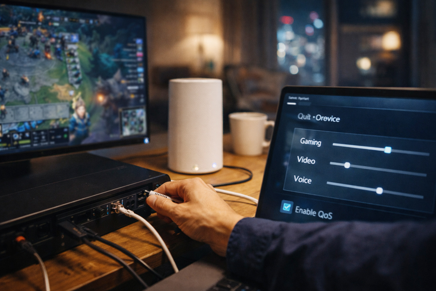有線LANとQoS、メッシュ
