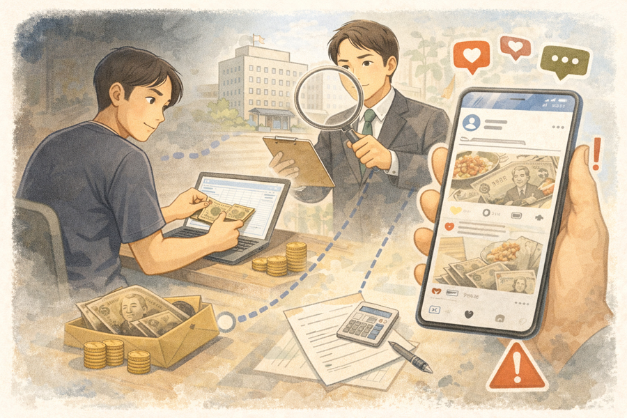 無許可副業がバレる原因とSNS