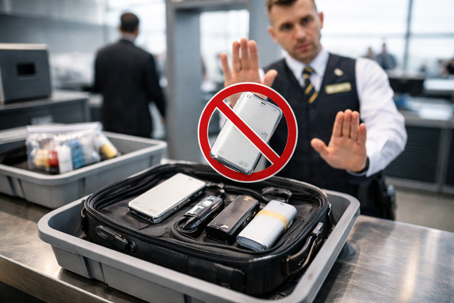 モバイルバッテリーリチウム電池預け入れ不可