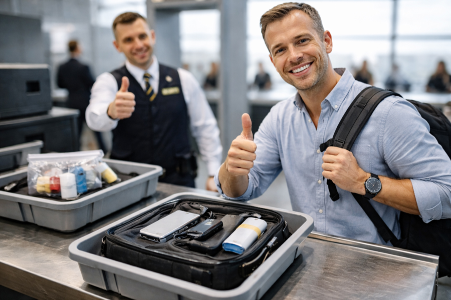 空港のX線検査で引っかかるもの回避術