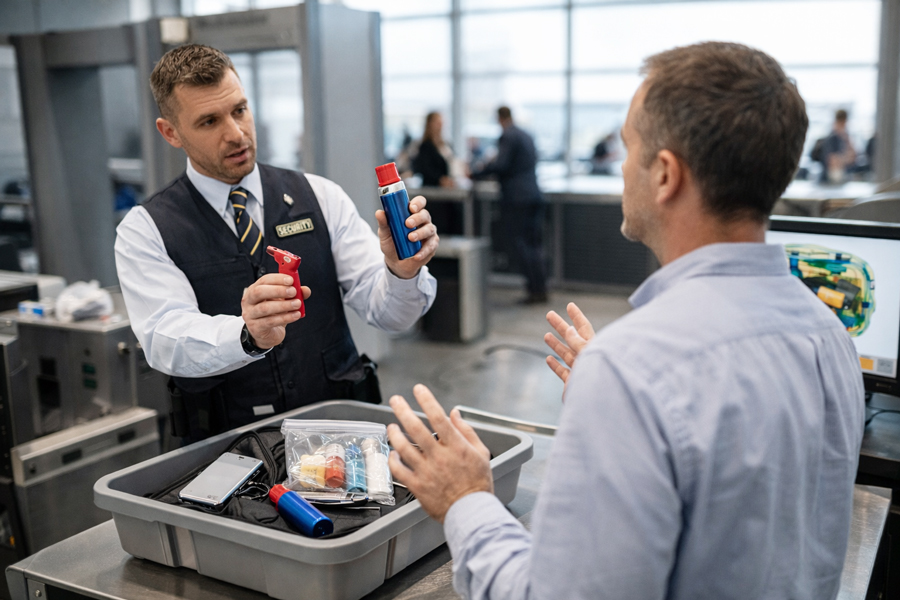 空港のX線検査で引っかかるもの