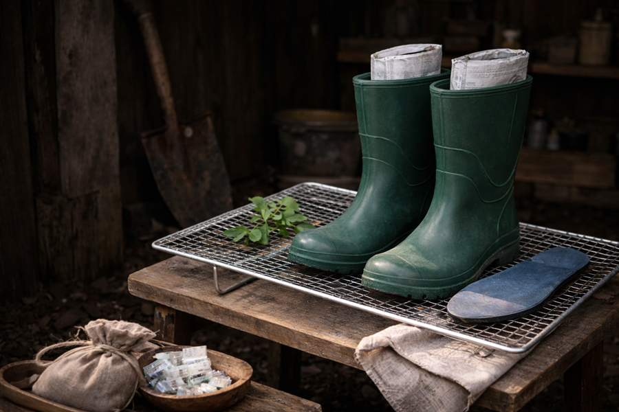 乾かし方は陰干し