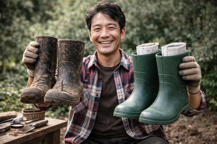 まとめ 長靴の寿命判断