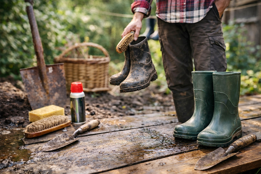 長靴の寿命を延ばす手入れ
