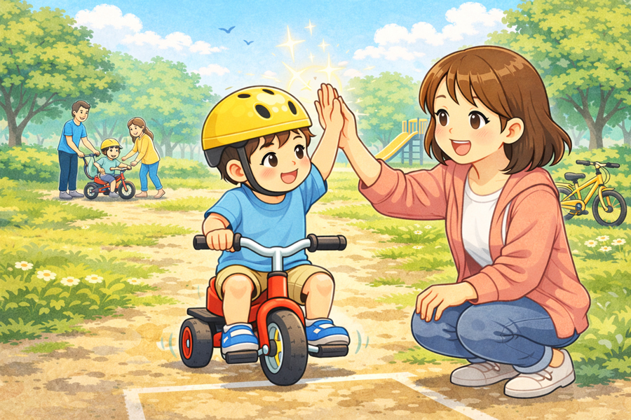 三輪車は3歳で遅い?まとめ