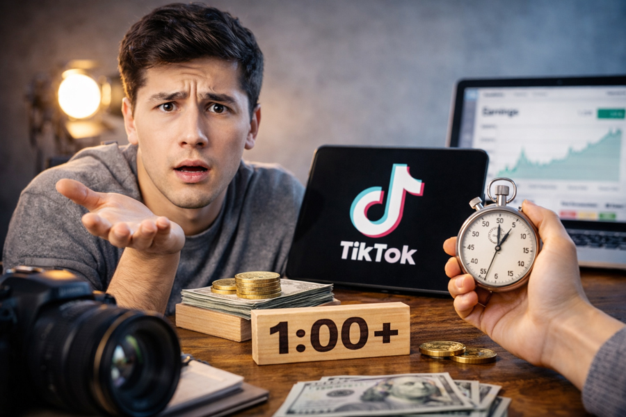 TikTok収益化条件は1分以上？
