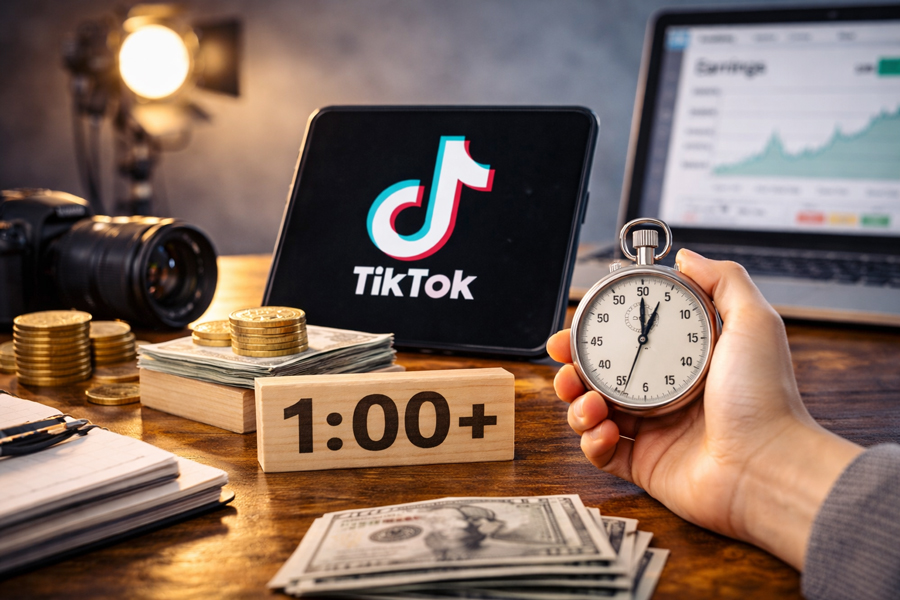 TikTok収益化条件は1分以上