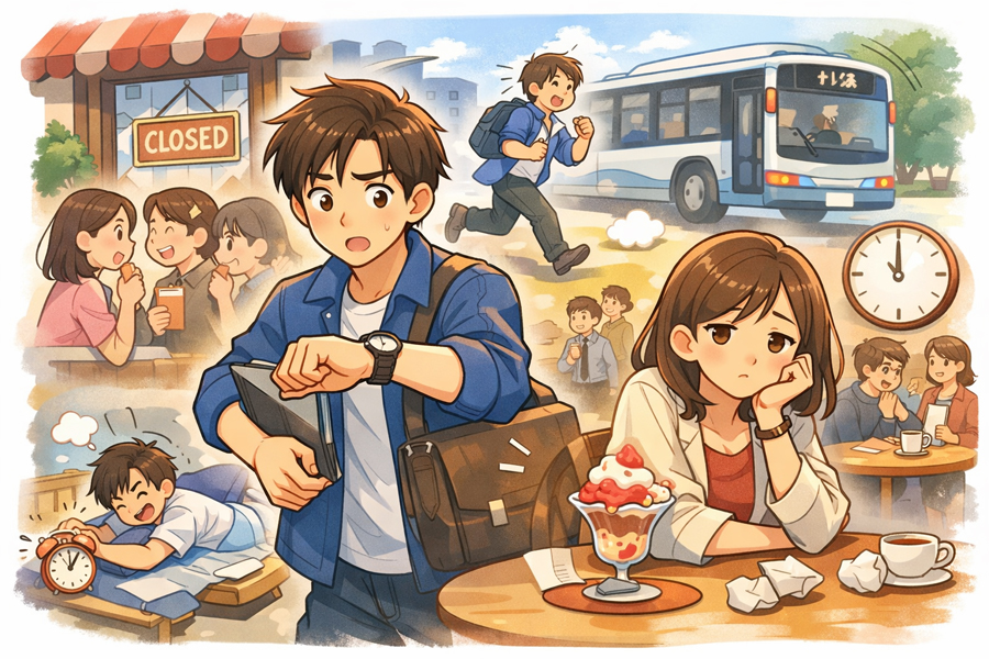 タイミングが悪い人