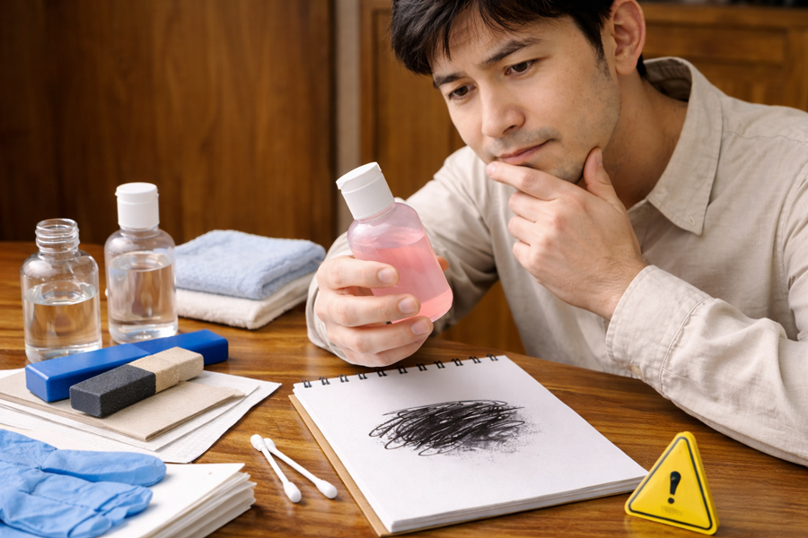 除光液アセトンは最終手段