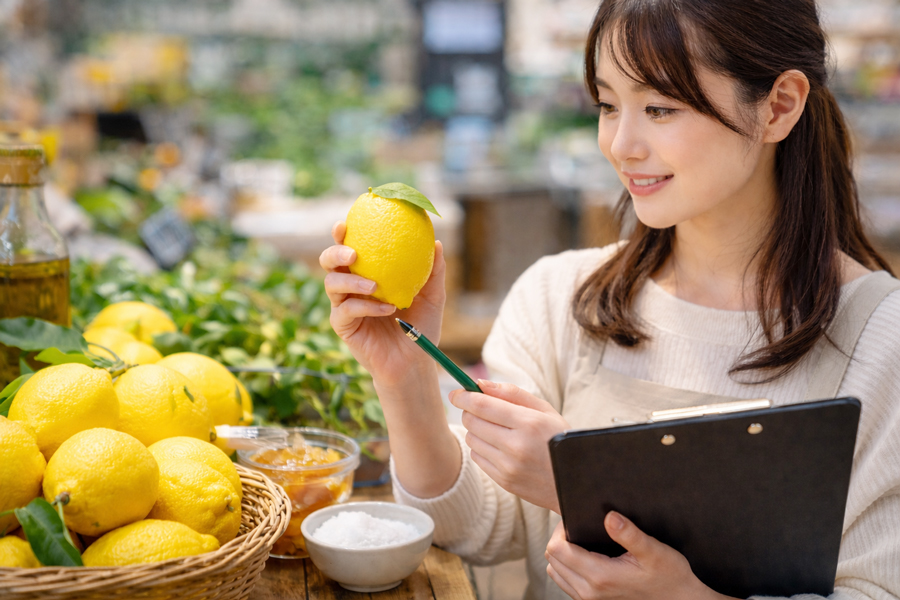 国産レモンを皮ごと食べる前の安全確認