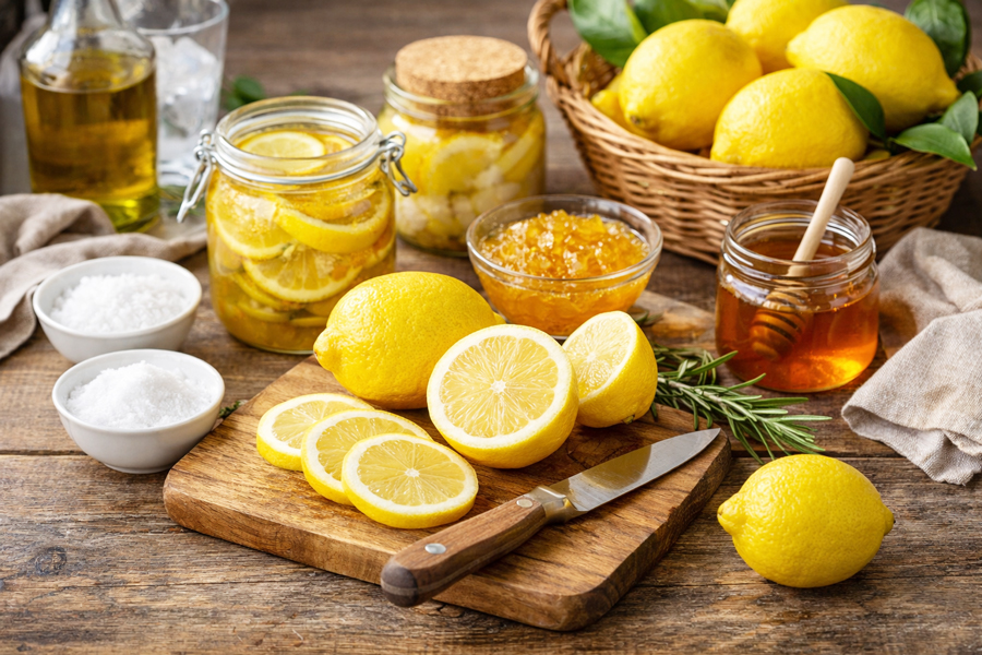 国産レモン皮ごと食べる