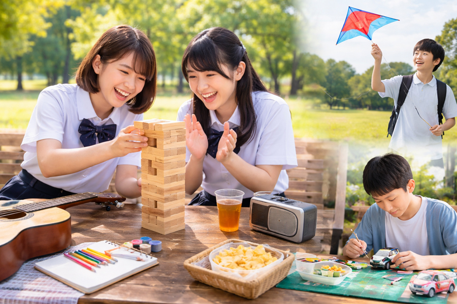 高校生の暇つぶしはスマホ以外も