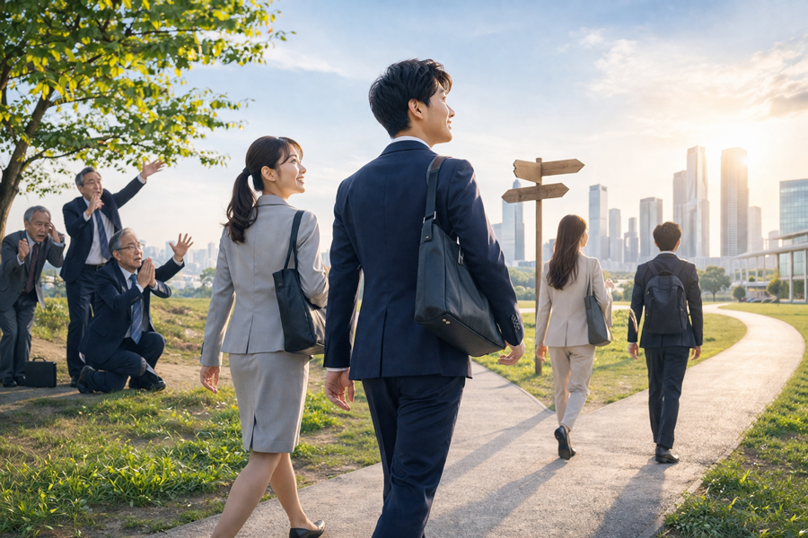 人手不足の中、若者はどこへ向かう