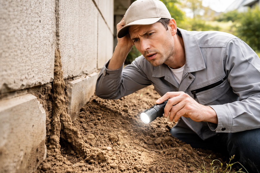 シロアリがコンクリートに侵入する理由