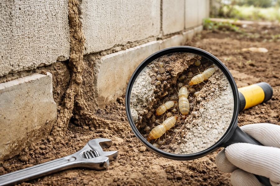 シロアリ コンクリート