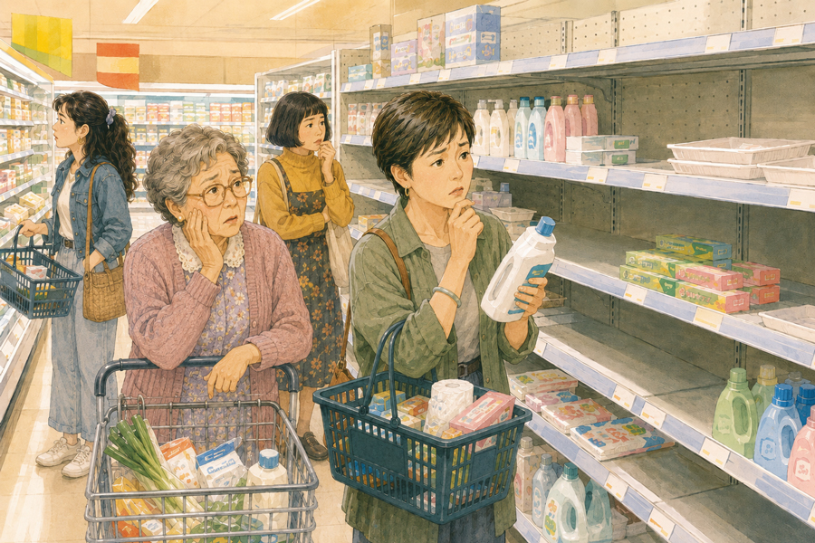 ナフサ不足 影響 日用品