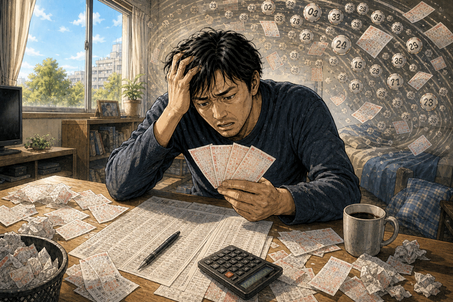 宝くじが当たらない理由