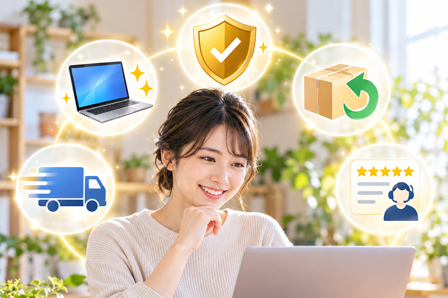 PC WRAPの評判が良い理由は?安心して買える5つの特徴
